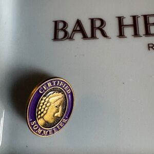 Certified Sommelier Lapel Pin – Purple & Gold – Court of Master Sommeliers Style